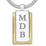 The Bradford Exchange Necklace: My Father, My Hero Personalized Dog Tag Pendant Necklace - Personalized Jewelry