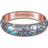 The Bradford Exchange Bracelet: Thomas Kinkade Serenity Copper Wellness Bracelet