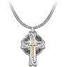 The Bradford Exchange Necklace: Celtic Inspiration Men's Cross Pendant Necklace