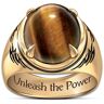 The Bradford Exchange Ring: Genuine Tiger's Eye Stone Men's Ring