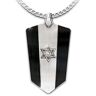 The Bradford Exchange Star Of David Personalized Diamond Men's Pendant Necklace - Personalized Jewelry