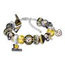 The Bradford Exchange Fashionable Fan NFL Pittsburgh Steelers Women's Charm Bracelet