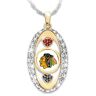 The Bradford Exchange For The Love Of The Game Chicago Blackhawks Pendant Necklace