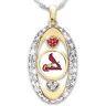 The Bradford Exchange For The Love Of The Game St. Louis Cardinals Pendant Necklace