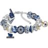 The Bradford Exchange Fashionable Fan NFL Dallas Cowboys Women's Charm Bracelet