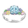 The Bradford Exchange Colors Of Inspiration Women's Fashion Floral Ring - Thomas Kinkade