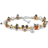 The Bradford Exchange Disney Mickey Mouse's Greatest Moments Women's Cable Charm Bracelet