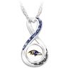 The Bradford Exchange NFL Baltimore Ravens Forever Women's Infinity Pendant Necklace