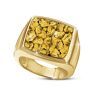 The Bradford Exchange Gold Rush Men's Ring With Golden Nuggets