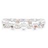 The Bradford Exchange Personalized Stretch Bracelet for Grandmothers: Up to 9 Birthstones and Names