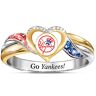 The Bradford Exchange New York Yankees MLB Women's Pride Ring