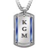 The Bradford Exchange Proud To Call You Son Personalized Stainless Steel Dog Tag Pendant Necklace - Personalized Jewelry