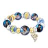 The Bradford Exchange A Legend Redefined Elvis Presley Porcelain And Glass Women's Bracelet