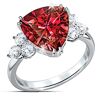 The Bradford Exchange Rarest Red Women's Diamonesk Ring