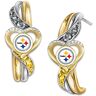 The Bradford Exchange Pittsburgh Steelers Pride Women's Pierced Earrings