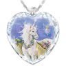 The Bradford Exchange Believe In Your Dreams Personalized Granddaughter Faceted Crystal Unicorn Pendant Necklace - Personalized Jewelry