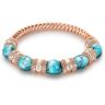 The Bradford Exchange Touch Of Heaven Healing Women's Turquoise & Copper Bracelet