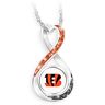 The Bradford Exchange Cincinnati Bengals Forever Infinity Pendant Necklace