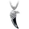 The Bradford Exchange Soaring Spirit Men's Sculpted Eagle Talon Pendant Necklace