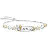 The Bradford Exchange Tinker Bell Believe Bracelet With Crystal Beads And Charms