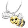 The Bradford Exchange Always Bee Yourself Crystal Bee-Shaped Pendant Necklace