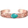 The Bradford Exchange Strength Of Nature Copper Cuff Bracelet With Turquoise