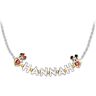 The Bradford Exchange Disney Believe In The Magic In You Women's Personalized Birthstone Mickey Mouse & Minnie Mouse Name Necklace - Personalized Jewe