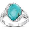 The Bradford Exchange Sedona Canyon Turquoise Ring With Over 5.5 Carats