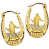 The Bradford Exchange Elvis Presley Hoop Earrings With Crystals