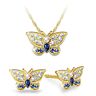 The Bradford Exchange Royal-Inspired Butterfly Diamonesk Jewelry Set
