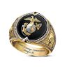 The Bradford Exchange Honor, Courage And Commitment Men's USMC Tribute Ring
