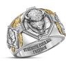 The Bradford Exchange Strength And Courage Men's Bison Ring