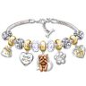 The Bradford Exchange Yorkie Mom Charm Bracelet With 11 Individual Charms