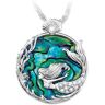 The Bradford Exchange Mermaid Pendant Necklace With Genuine Abalone Shell Inlay