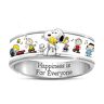 The Bradford Exchange PEANUTS Happiness Spinning Ring