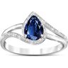 The Bradford Exchange Reflections Of Beauty Genuine Iolite And Topaz Ring