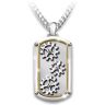 The Bradford Exchange Build Your Future Moving Gear Dog Tag Pendant For Grandson