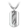 The Bradford Exchange Wisdom Of Life For My Grandson Dog Tag Pendant Necklace