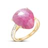 The Bradford Exchange Meghan Markle-Inspired Pink Sapphire And Diamonesk Ring