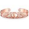 The Bradford Exchange Healing Prayers Solid Copper And Crystal Cuff Bracelet