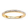 The Bradford Exchange Today, Tomorrow, Always Women's Personalized Romantic 18K Gold-Plated Wedding Ring Adorned With 20 Simulated Diamonds - Personal