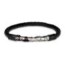 The Bradford Exchange STAR WARS LIGHTSABER Leather And Stainless Steel Bracelet