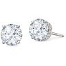 The Bradford Exchange Moissanite Stud Earrings