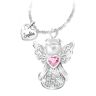 The Bradford Exchange Personalized Granddaughter Angel Pendant Adorned With Her Birthstone And Engraved With Her Name - Personalized Jewelry