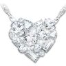 The Bradford Exchange Reflections Of You White Topaz Pendant For Daughters