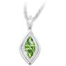 The Bradford Exchange Garden Opulence 1.2-CT Peridot Pendant With White Topaz