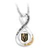 The Bradford Exchange Vegas Golden Knights Stanley Cup Infinity Necklace
