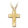 The Bradford Exchange 24K Gold Ion-Plated Cross With White Sapphire For Grandson