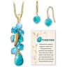 The Bradford Exchange Nature-Inspired Gemstone Necklaces And Crystal Earrings