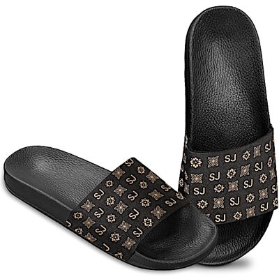 The Bradford Exchange Personalized Women's Slide Sandals With Your Initials The Bradford Exchange Personalized Women's Slide Sandals With Your Initials